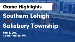 Southern Lehigh  vs Salisbury Township  Game Highlights - Feb 8, 2017
