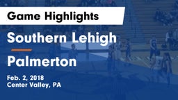 Southern Lehigh  vs Palmerton  Game Highlights - Feb. 2, 2018