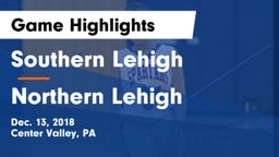 Southern Lehigh  vs Northern Lehigh Game Highlights - Dec. 13, 2018