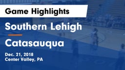 Southern Lehigh  vs Catasauqua  Game Highlights - Dec. 21, 2018