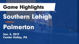 Southern Lehigh  vs Palmerton  Game Highlights - Jan. 5, 2019