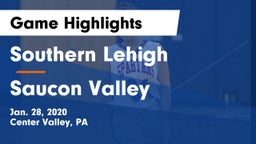 Southern Lehigh  vs Saucon Valley  Game Highlights - Jan. 28, 2020