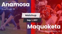 Matchup: Anamosa  vs. Maquoketa  2017