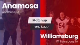 Matchup: Anamosa  vs. Williamsburg  2017