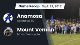 Recap: Anamosa  vs. Mount Vernon  2017