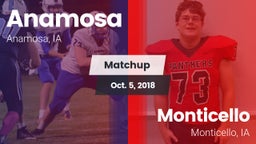 Matchup: Anamosa  vs. Monticello  2018