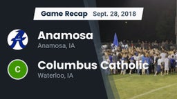 Recap: Anamosa  vs. Columbus Catholic  2018