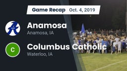 Recap: Anamosa  vs. Columbus Catholic  2019