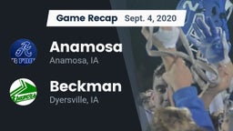 Recap: Anamosa  vs. Beckman  2020