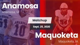 Matchup: Anamosa  vs. Maquoketa  2020