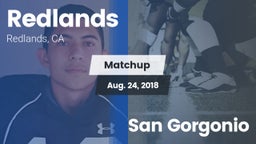 Matchup: Redlands vs. San Gorgonio 2018