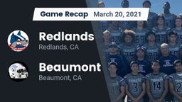 Recap: Redlands  vs. Beaumont  2021