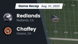 Recap: Redlands  vs. Chaffey  2023