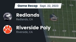 Recap: Redlands  vs. Riverside Poly  2023