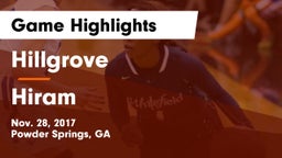 Hillgrove  vs Hiram  Game Highlights - Nov. 28, 2017