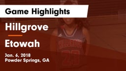 Hillgrove  vs Etowah  Game Highlights - Jan. 6, 2018