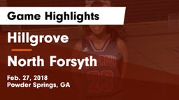 Hillgrove  vs North Forsyth  Game Highlights - Feb. 27, 2018