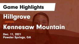 Hillgrove  vs Kennesaw Mountain  Game Highlights - Dec. 11, 2021