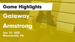 Gateway  vs Armstrong  Game Highlights - Jan. 23, 2020