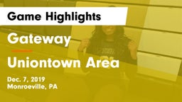 Gateway  vs Uniontown Area  Game Highlights - Dec. 7, 2019