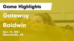 Gateway  vs Baldwin  Game Highlights - Dec. 15, 2021
