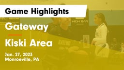 Gateway  vs Kiski Area  Game Highlights - Jan. 27, 2023