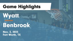 Wyatt  vs Benbrook  Game Highlights - Nov. 3, 2023