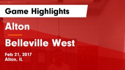 Alton  vs Belleville West  Game Highlights - Feb 21, 2017