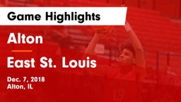 Alton  vs East St. Louis  Game Highlights - Dec. 7, 2018