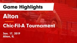 Alton  vs Chic-Fil-A Tournament Game Highlights - Jan. 17, 2019