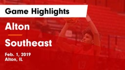 Alton  vs Southeast  Game Highlights - Feb. 1, 2019