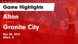 Alton  vs Granite City Game Highlights - Dec 08, 2016