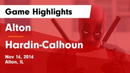 Alton  vs Hardin-Calhoun Game Highlights - Nov 16, 2016