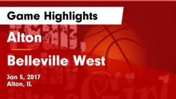 Alton  vs Belleville West  Game Highlights - Jan 5, 2017