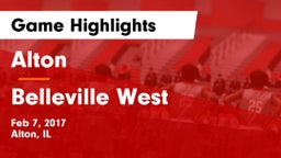 Alton  vs Belleville West  Game Highlights - Feb 7, 2017