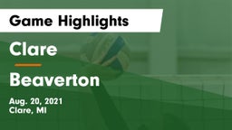 Clare  vs Beaverton  Game Highlights - Aug. 20, 2021