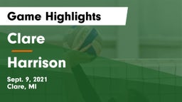 Clare  vs Harrison  Game Highlights - Sept. 9, 2021