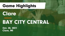 Clare  vs BAY CITY CENTRAL Game Highlights - Oct. 28, 2021