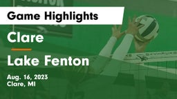 Clare  vs Lake Fenton  Game Highlights - Aug. 16, 2023