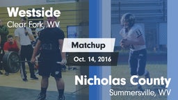 Matchup: Westside  vs. Nicholas County  2016