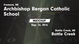 Matchup: Fremont Bergan vs. Battle Creek  2016