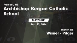 Matchup: Fremont Bergan vs. Wisner - Pilger  2016