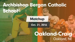 Matchup: Fremont Bergan vs. Oakland-Craig  2016