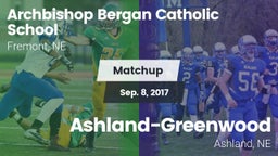 Matchup: Fremont Bergan vs. Ashland-Greenwood  2017