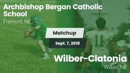 Matchup: Fremont Bergan vs. Wilber-Clatonia  2018