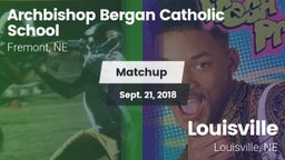 Matchup: Fremont Bergan vs. Louisville  2018