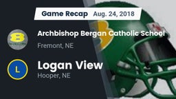 Recap: Archbishop Bergan Catholic School vs. Logan View  2018
