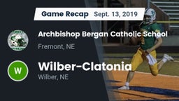 Recap: Archbishop Bergan Catholic School vs. Wilber-Clatonia  2019