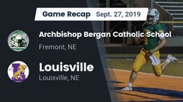 Recap: Archbishop Bergan Catholic School vs. Louisville  2019