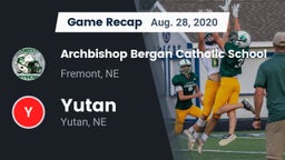 Recap: Archbishop Bergan Catholic School vs. Yutan  2020